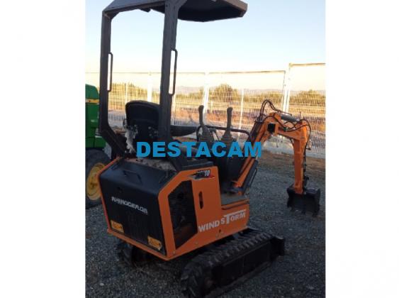 MINI EXCAVADORA GIRATORIA DE 1.000 KG NUEVA.