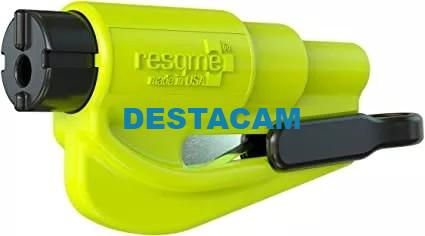 RESQME GBO-RQMTWIN-YELLOWFLUO HERRAMIENTA ROMPECRISTALES, AMARILLO FLUORESCENTE, 1 UNIDAD