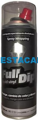 FULLDIP FLD0207 VINILO LíQUIDO, NEGRO METALIZADO, 400 ML