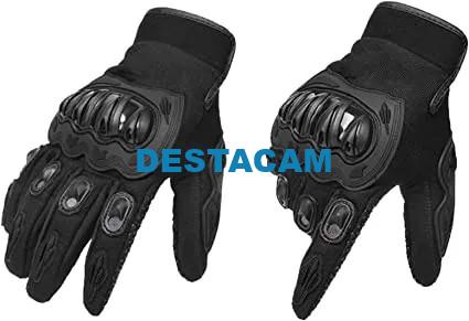 CARRFAN HOMBRES GUANTES DE MOTOCICLETA PANTALLA TáCTIL DEDO COMPLETO MOTO CARRERAS CICLISMO