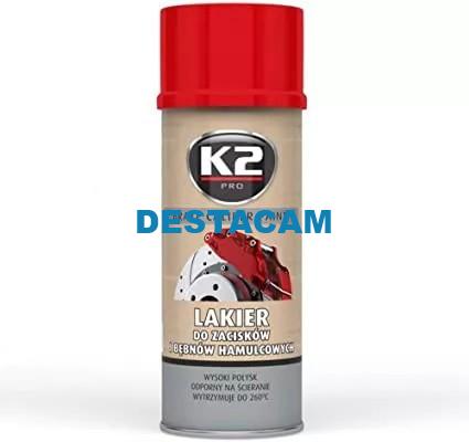 K2 - BRAKE CALIPER - PINTURA PARA PINZA DE FRENO - COLOR ROJO - 400ML