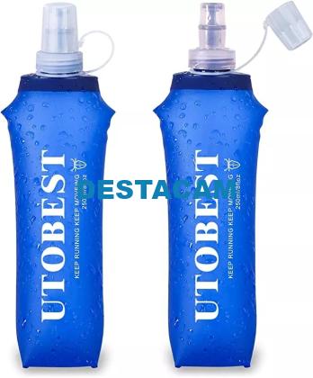 UTOBEST SOFT FLASK TPU BOTELLA HIDRATACION RUNNING TRAIL BOTELLA DE AGUA FLEXIBLE