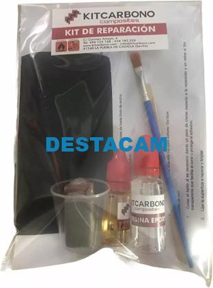 KIT REPARADOR DE FIBRA DE CARBONO KITEVOPRO PLAIN 3K