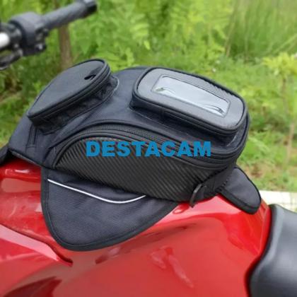 BOLSA DE DEPóSITO DE COMBUSTIBLE PARA LA MOTOCICLETA IMáN FUERTE INCLINADO BOLSO DE HOMBRO BOLSA DE