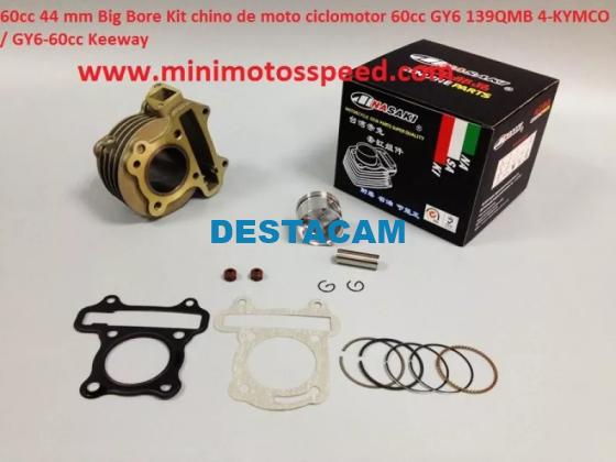 KIT DE MODIFICACION PARA 44 MM 60CC GY6 139QMB 4-KYMCO / GY6-60CC KEEWAY MOD-064575475