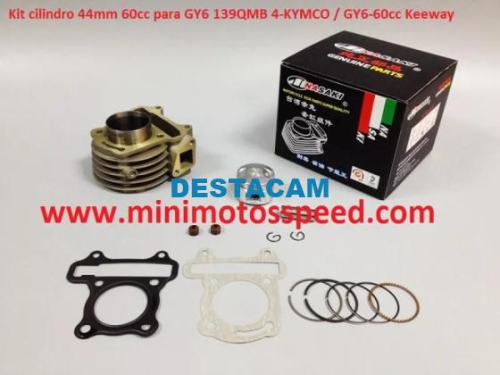 KIT DE MODIFICACION PARA 44 MM 60CC GY6 139QMB 4-KYMCO / GY6-60CC KEEWAY MOD-064575475