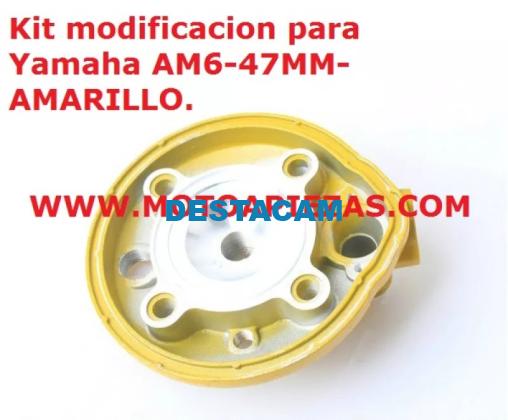 KIT DE MODIFICACION DE 40.3MM A 47MM MINARELLI AM6 AMARILLO. MOD-2027598669