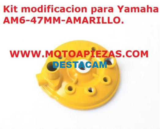 KIT DE MODIFICACION DE 40.3MM A 47MM MINARELLI AM6 AMARILLO. MOD-2027598669