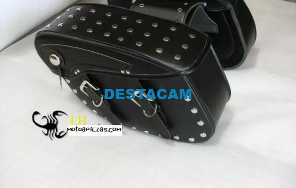 ALFORJAS ESTáNDAR DE CUERO MOTO CUSTOM MOD-756497983