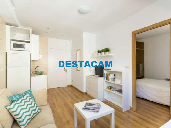 apartamento de 1 dormitorio con aire acondicionado en alquiler en Salamanca, Madrid