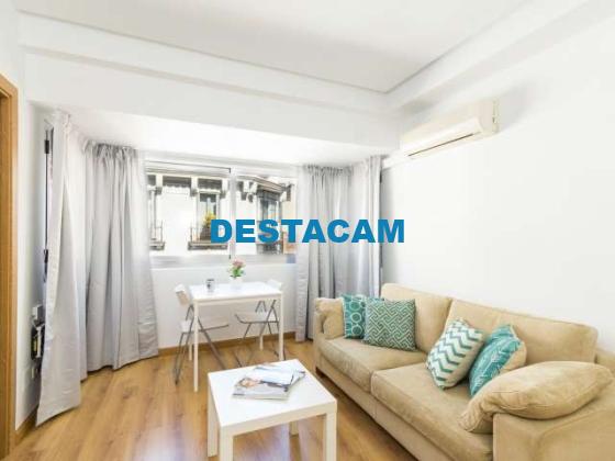 apartamento de 1 dormitorio con aire acondicionado en alquiler en Salamanca, Madrid