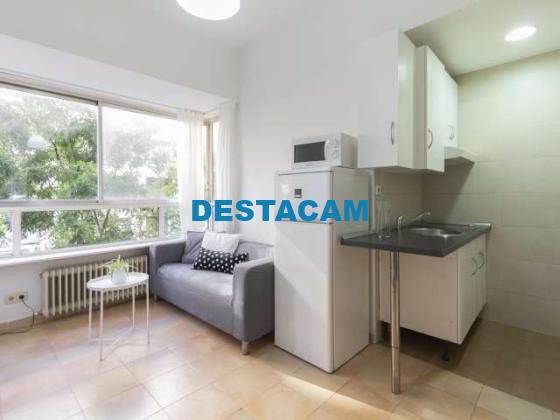 Luminoso apartamento de 1 dormitorio con aire acondicionado para alquilar en Moncloa