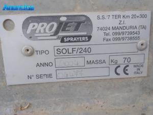 PULVERIZADOR SUSPENDIDO PARA TRACTOR.