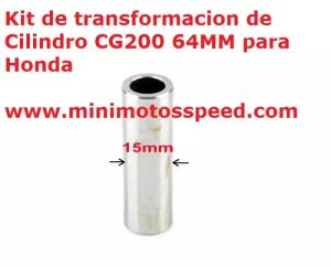 KIT DE TRANSFORMACION DE CILINDRO CG200 64MM PARA HONDA. MOD-1471434834