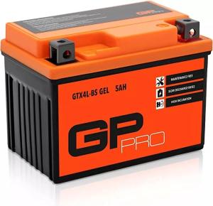 GP-PRO BATERíA DE GEL 12V 5AH GTX4L-BS (SIMILAR A YB4L-B / YTX5L-BS / YTX4L-BS)