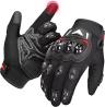 GUANTES MOTO HOMOLOGADOS PARA HOMBRE Y MUJER, GUANTES DE MOTO TRANSPIRABLES VERANO CON PANTA