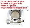 KIT DE MODIFICACION PARA SCOOTER Y BUGGYS GY6 61MM 12 PIEZAS. MOD-1492787048