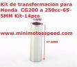 KIT DE TRANSFORMACION DE CILINDRO 200CC A 250CC PARA HONDA CG200 A 250CC 14PCS 65.5MM MOD-1899081187